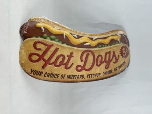 Hot Dogs, Your choice of mustard, ketchup, onions, or relish