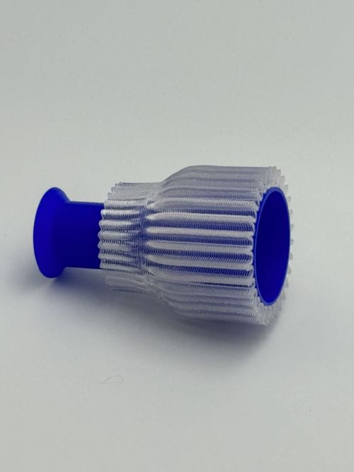 Double Bougeoir 2.21.1 - Bleu - Warren et Laetitia