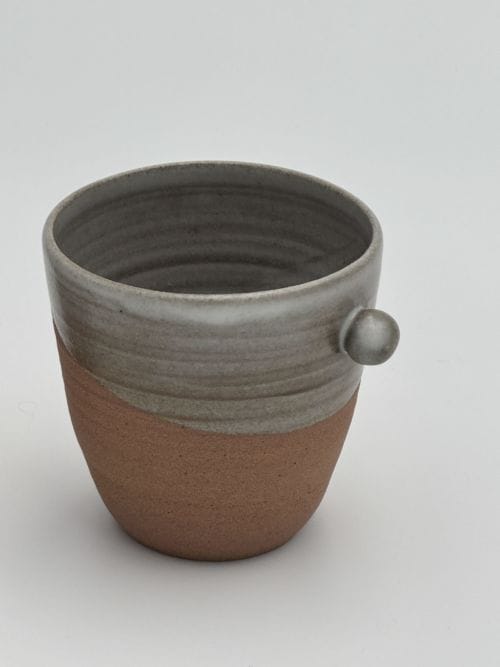 Duo de tasses effet poterie