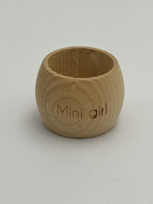 Rond de serviette Rond - Mini girl
