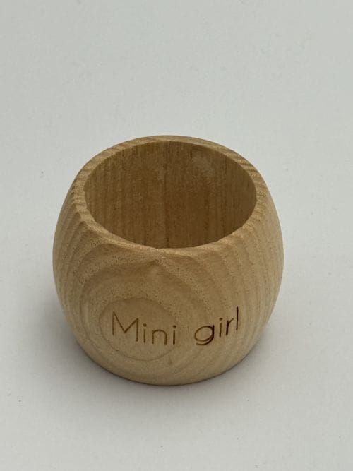 Rond de serviette Rond - Mini girl