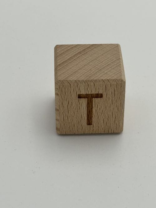 Lettre en Bois - T