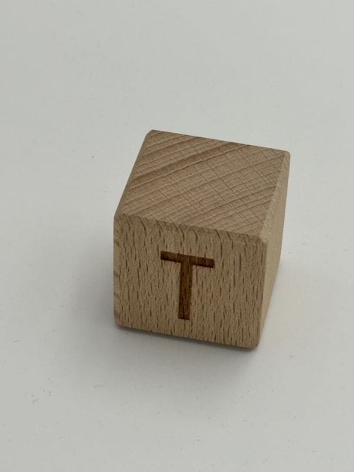 Lettre en Bois - T
