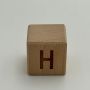 Lettre en Bois - H