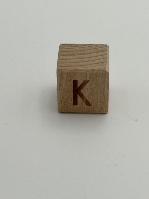 Lettre en Bois - K