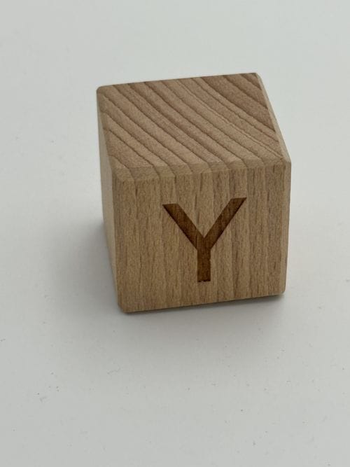 Lettre en Bois - Y