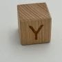 Lettre en Bois - Y