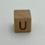 Lettre en Bois - U