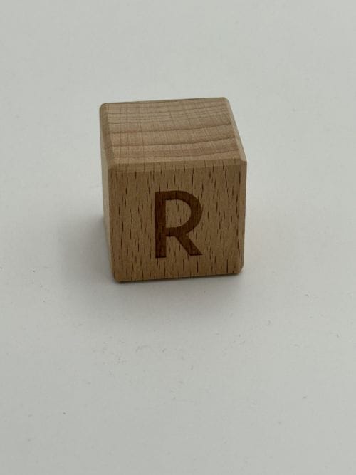 Lettre en Bois - R