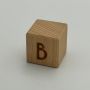 Lettre en Bois - B