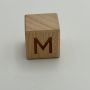 Lettre en Bois - M