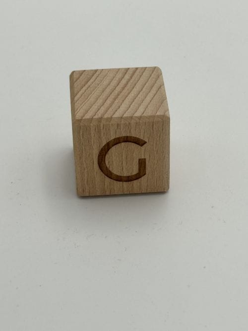 Lettre en Bois - G