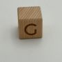 Lettre en Bois - G