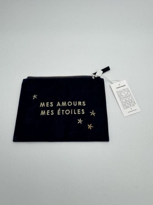 Pochette - Mes Amours Mes Etoiles - Bleu - Emoi Emoi