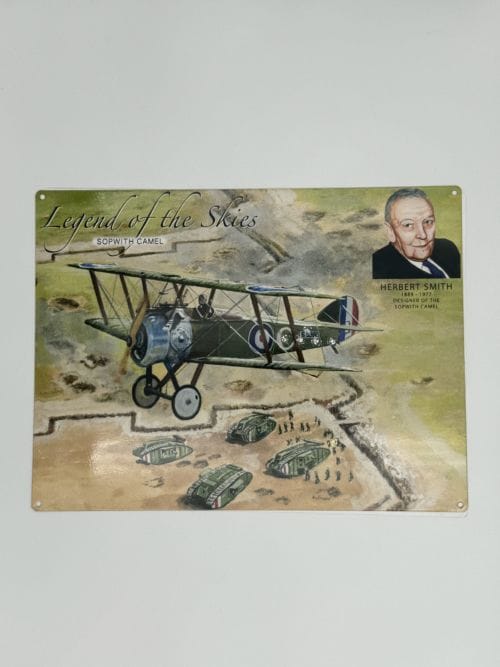 Plaque métal Legend of the Skies - Sopwith Camel