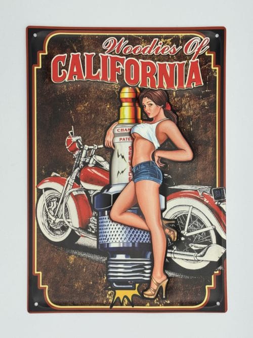 Plaque métal Woodies of California