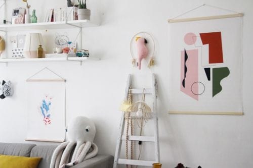 Tenture murale Concerto Rose - Shandor