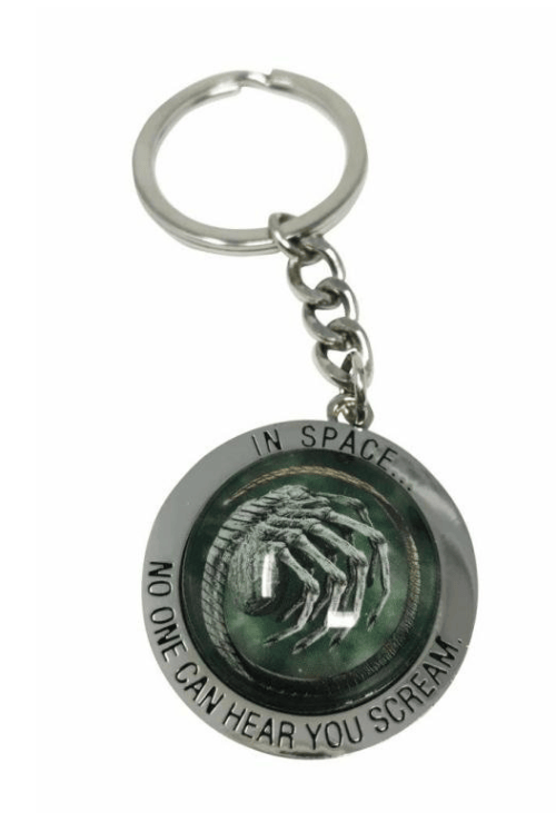 Porte-clés métal Alien, modèle In Space No One Can Hear You Scream
