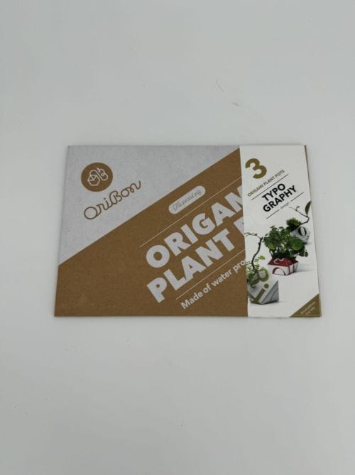 Pot de Plantes en Origami - Typo Graphy - Oribon