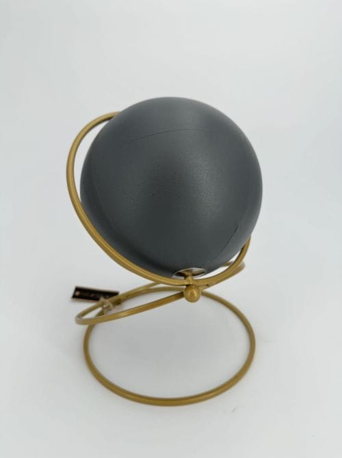 Globe terrestre en PVC noir