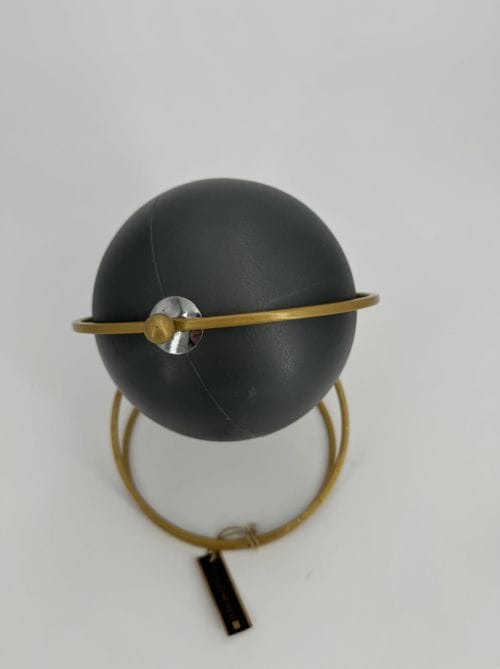 Globe terrestre en PVC noir