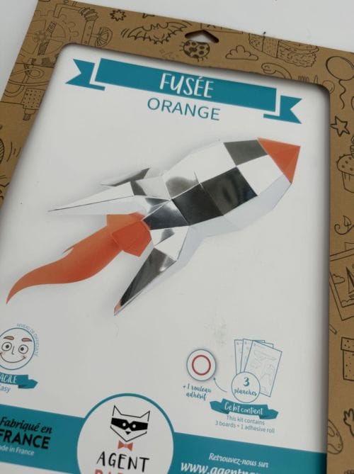 Fusée en Papier 3D - Agent Paper