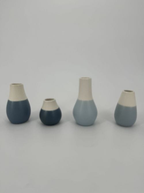 Ensemble de 4 petits vases - Rader - Green