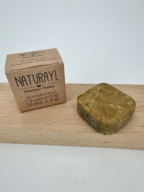 Shampoing Solide Chanvre Spiruline - Naturayl