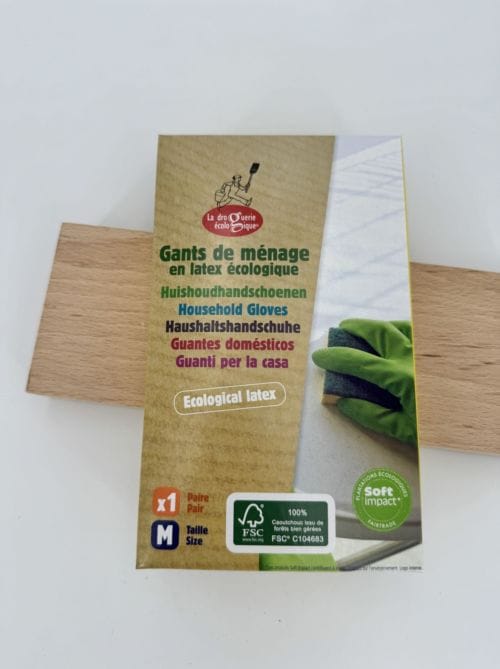 Gants de Ménage en latex écologique - La Droguerie écologique - Taille M