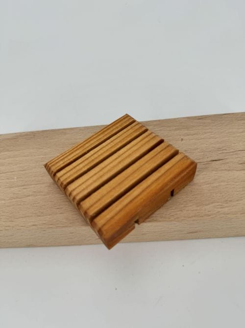 Porte savon bois 6,5 x 7