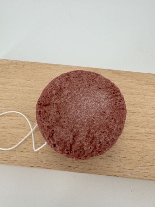 Eponge Kongac Couleur Argile Rouge