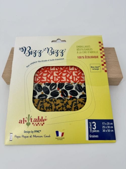 Kit 3 Bizz Bizz – rectangle - Graines - Ah Table