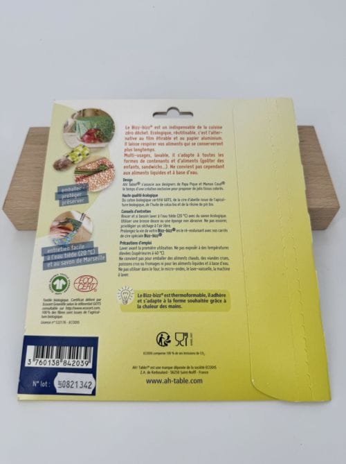 Kit 3 Bizz Bizz – rectangle - Graines - Ah Table