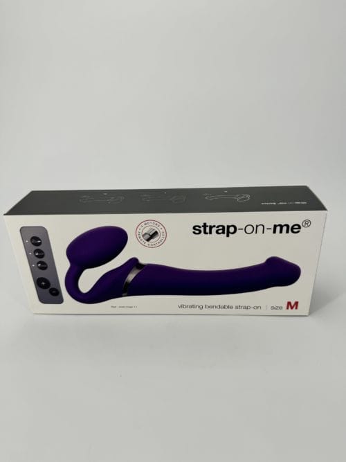 Strap On vibrant - M Violet Multi-orgasme - Sextoy Strap-on-me