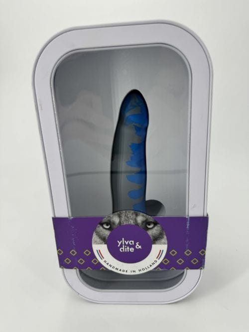 Godemichet naturel Eros Grey/Light Blue - Ylva & Dite