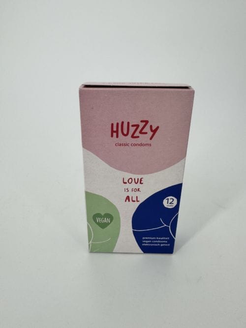 Préservatifs vegan (lot de 12) - Huzzy