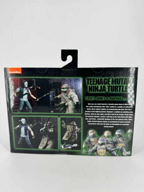 Teenage Mutant Ninja Turtles - Figurines Casey Jones & Raphael - Tortues Ninja - NECA