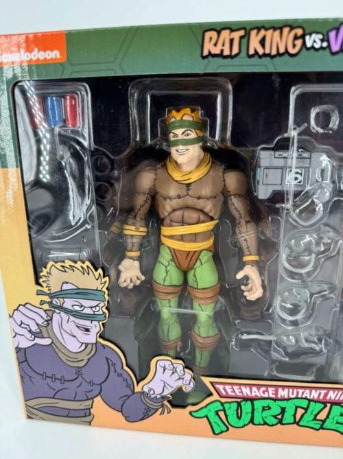 Teenage Mutant Ninja Turtles - Rat King & Vernon - pack 2 figurines Les Tortues ninja - Neca