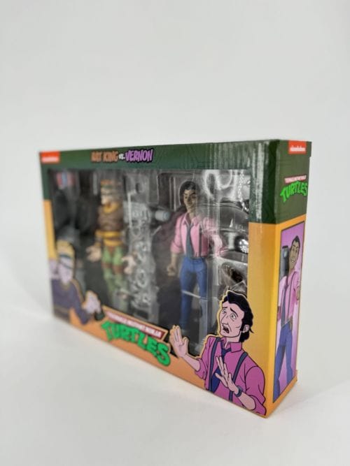 Teenage Mutant Ninja Turtles - Rat King & Vernon - pack 2 figurines Les Tortues ninja - Neca