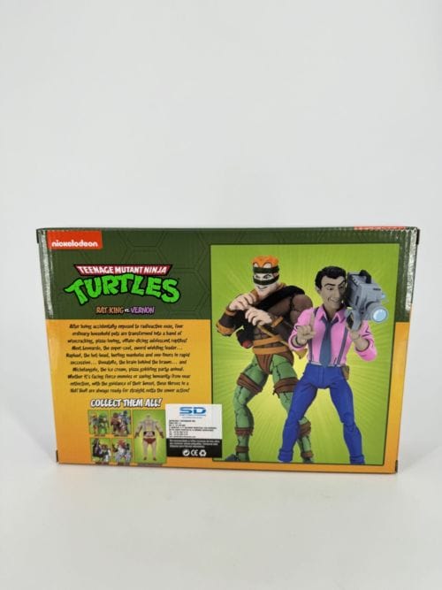 Teenage Mutant Ninja Turtles - Rat King & Vernon - pack 2 figurines Les Tortues ninja - Neca