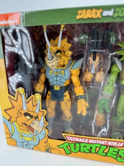 Teenage Mutant Ninja Turtles - Zarax et Zork - pack 2 figurines Les Tortues ninja - NECA