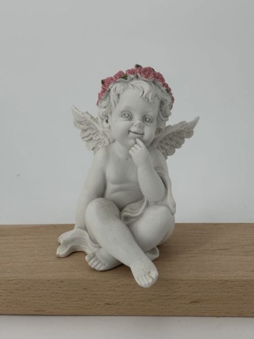 Statuette Chérubin Souriant -14 cm