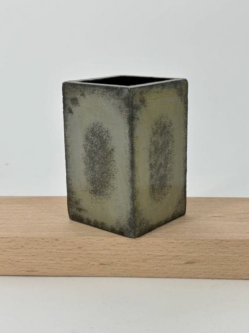 Pot à Crayon en bois Gris - Shiva - 11 cm