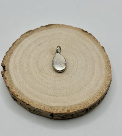 Médaille Ovale en Résine - Sainte Rita - Fond Blanc