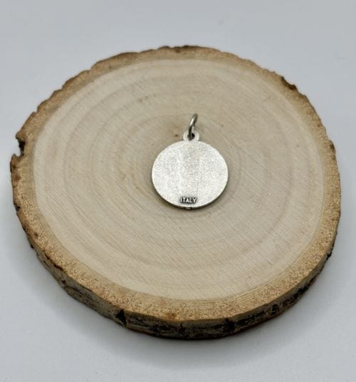 Médaille Ange émaillé rouge