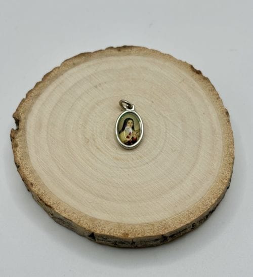 Médaille Ovale en Résine - Sainte Thérèse
