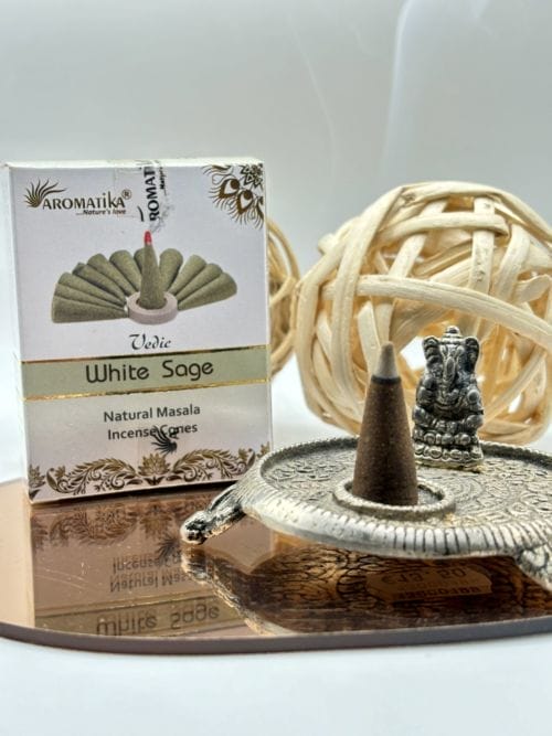 Cône Encens - Aromatika - Sauge Blanche