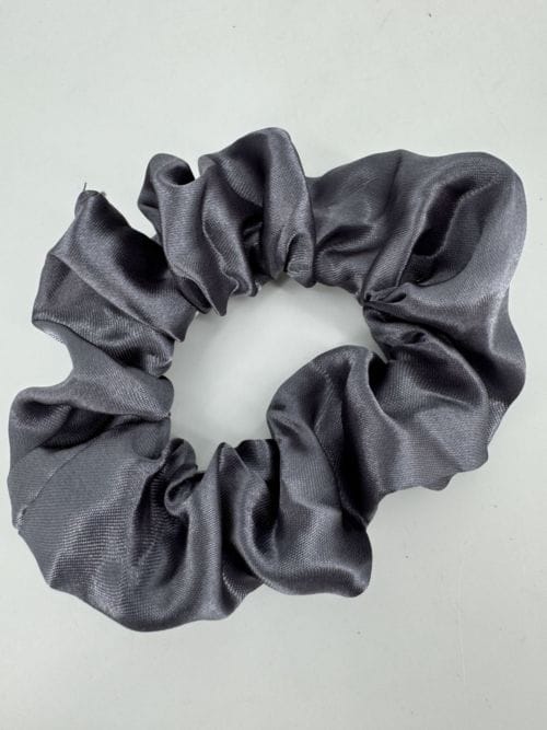 Chouchou Satiné Gris