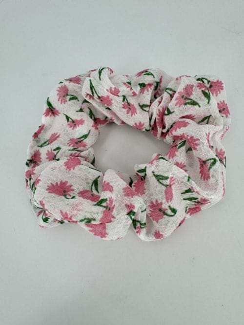 Chouchou Marguerite Rose et Verte