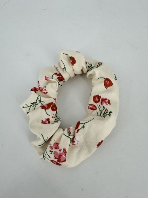 Chouchou Coquelicot Rouge et Vert